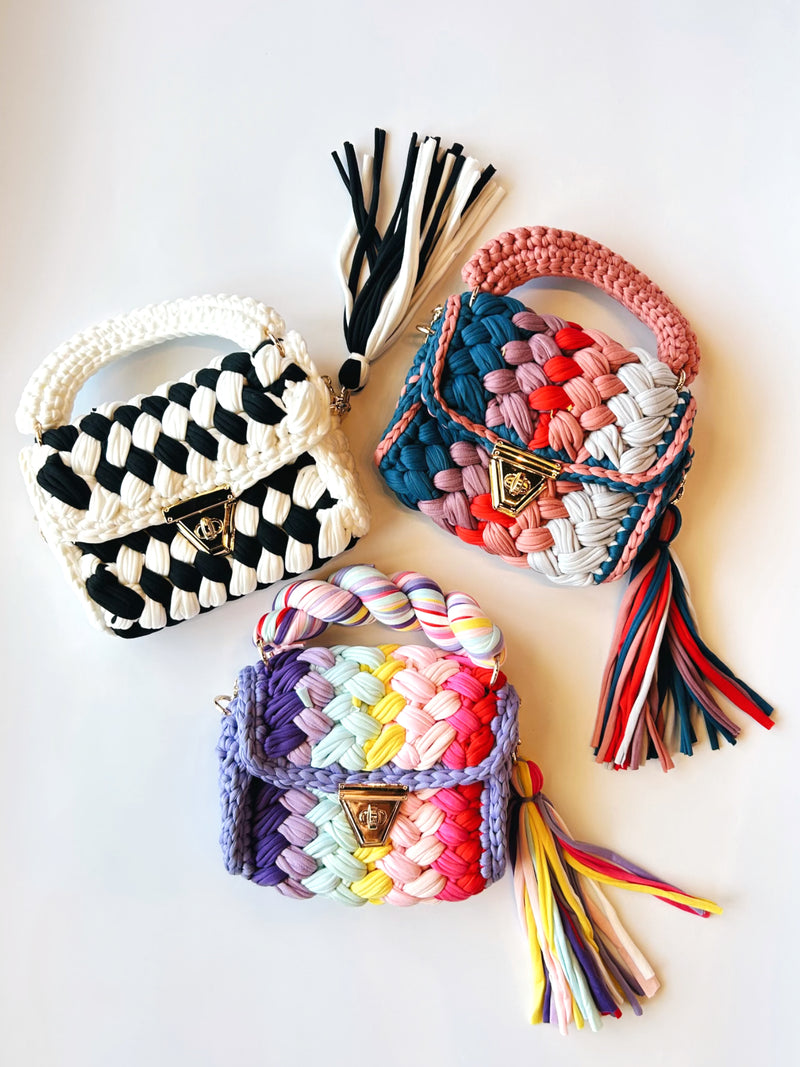 Woven Tassel Handbag