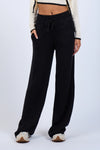 Black Knit Lounge Pants