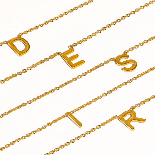 Petite Classic Letter Necklace