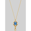 Navy Cameo Pendant Necklace