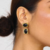 Black Onyx Drop Earrings