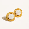 Statement Pearl Stud Earrings