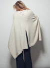 Ivory + Gold Cape Sweater