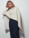 Ivory + Gold Cape Sweater