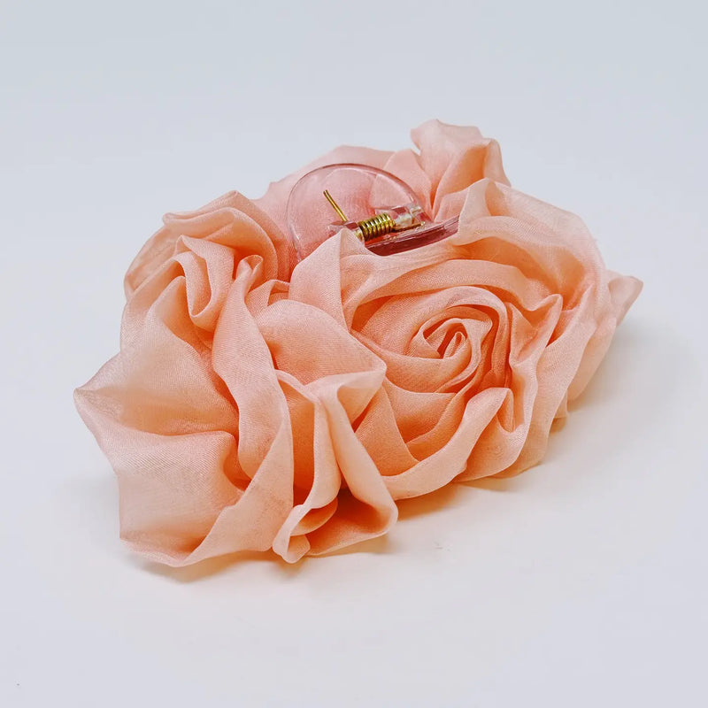 Tulle Rosette Claw Clip