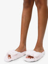 Pink Fuzzy Slippers