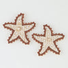 Crosshatch Starfish Earrings
