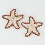 Crosshatch Starfish Earrings