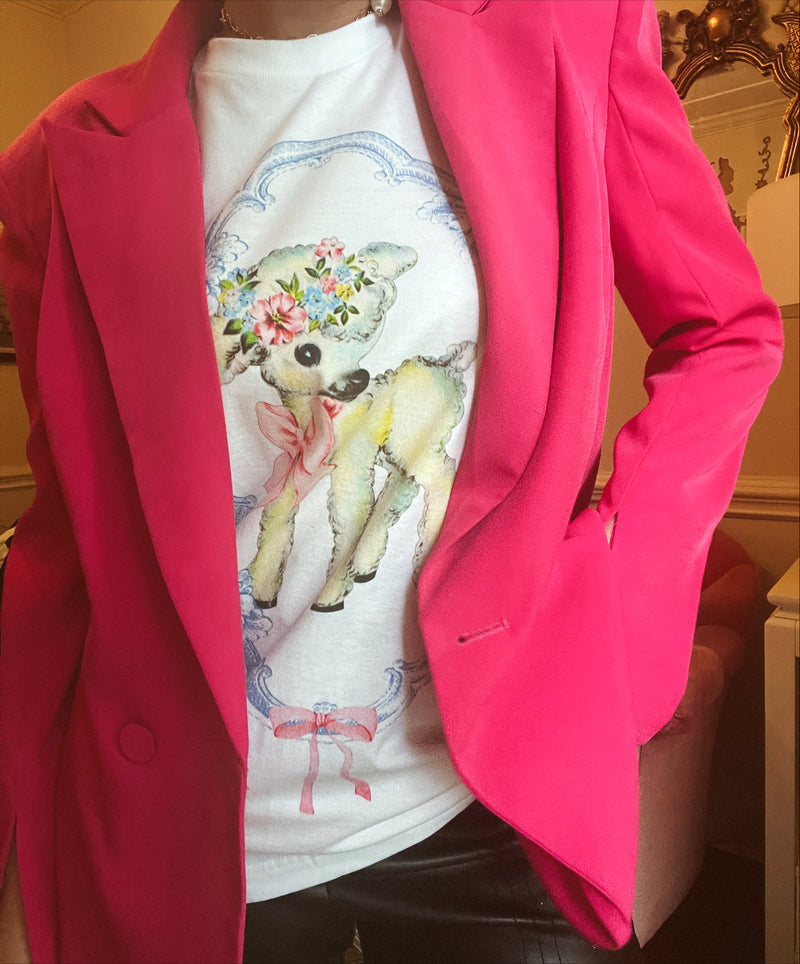 Lamb Bow Tee