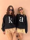 Darling Initial Sweatshirt